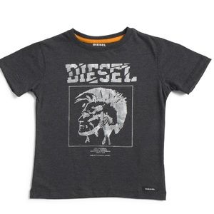 Diesel Kids Boys T Shirt In Black